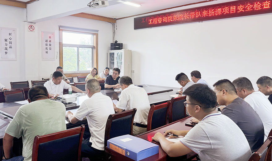 强化风险管控 筑牢安全防线——工程咨询院院长朱先明带队开展重点项目安全监理工作专项检查
